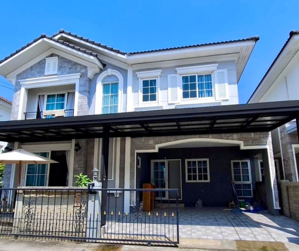 For RentHouseBangna, Bearing, Lasalle : #Rent a house ready to move in #Golden AOO 2, Bang Na-King Kaew, quiet, convenient to travel to raise animals