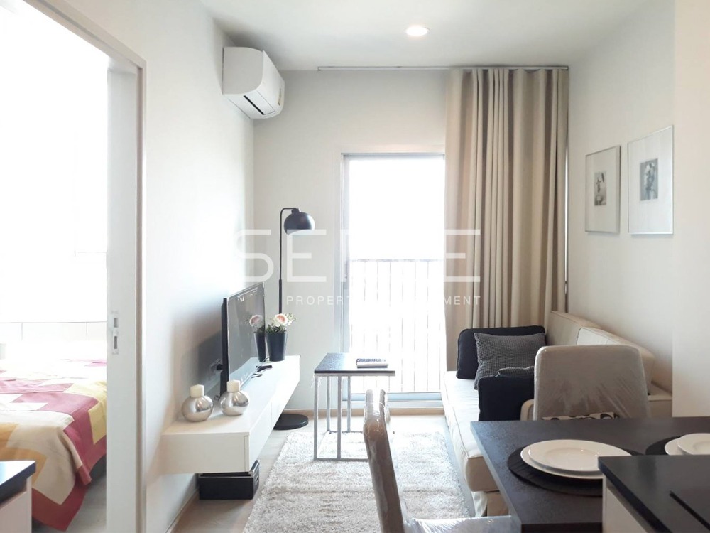 For RentCondoRatchadapisek, Huaikwang, Suttisan : Corner Unit 1 Bed Nice Room Fully furnished Super High Fl 35 Next to MRT Thailand Cultural Centre Station  @  Noble Revolve Ratchada 2