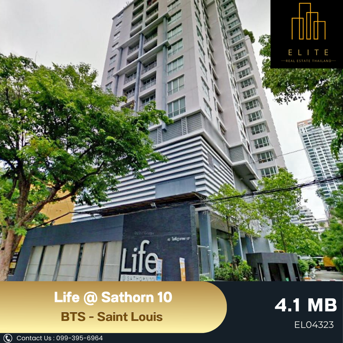 For SaleCondoSathorn, Narathiwat : 💥 Urgent sale !! Life @ Sathorn 10 Loss price 💯 High class, beautiful view, real room, not easy to travel, near BTS - Chong Nonsi 🚄