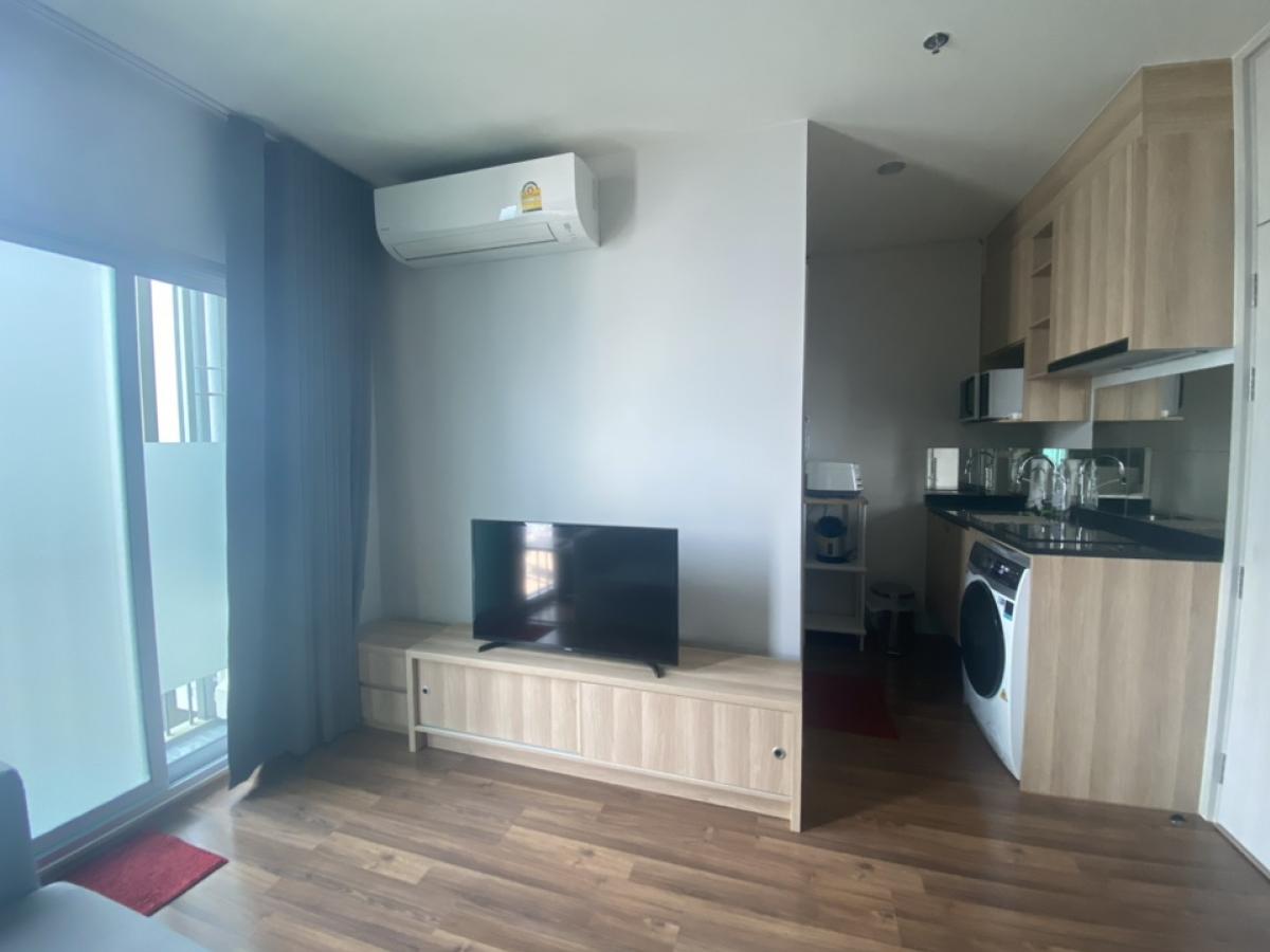 For RentCondoRatchadapisek, Huaikwang, Suttisan : 🔥Urgent for rent 🔥Condo Noble Revolve2 Studio, size 23 sq m, 35th floor, fully furnished, ready to move in, near MRT Cultural Center.