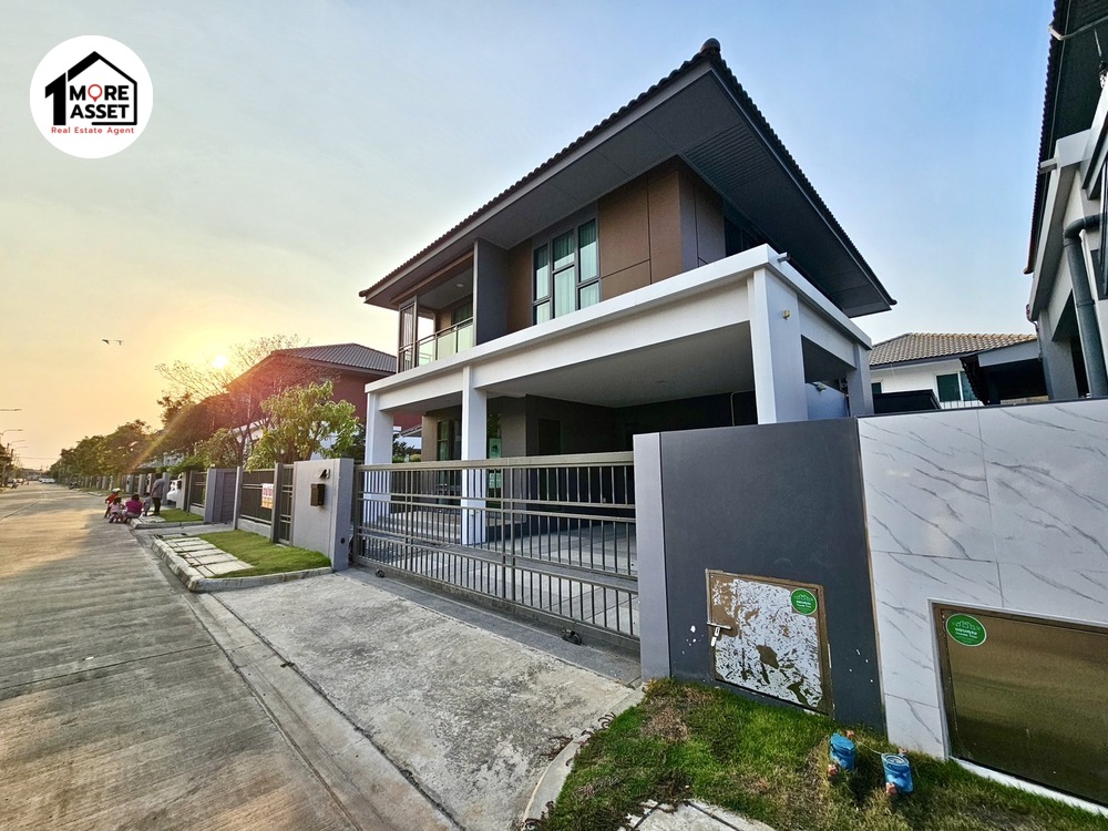 For RentHouseChaengwatana, Muangthong : Rent !! Beautiful detached house in Soi Thai Saran Sirichaphruek-Chaeng Watthana Near the expressway-the train, good location, convenient to travel to all routes