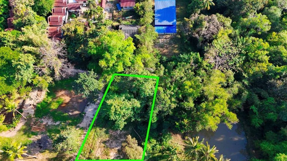 For SaleLandUbon Ratchathani : Land for sale near the water near the ridge of Asoke.