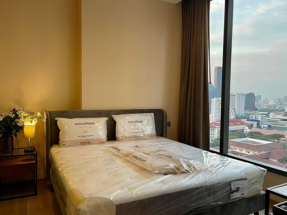 For RentCondoSukhumvit, Asoke, Thonglor : For Rent & GT; & GT; The ESSE Asoke & GT; & GT; Floor 17, luxury decoration, ceiling 3 meters high, with a convenient bathtub, near MRT, Phetchaburi Station 📍BTS, Asoke Station #LV-MO1344