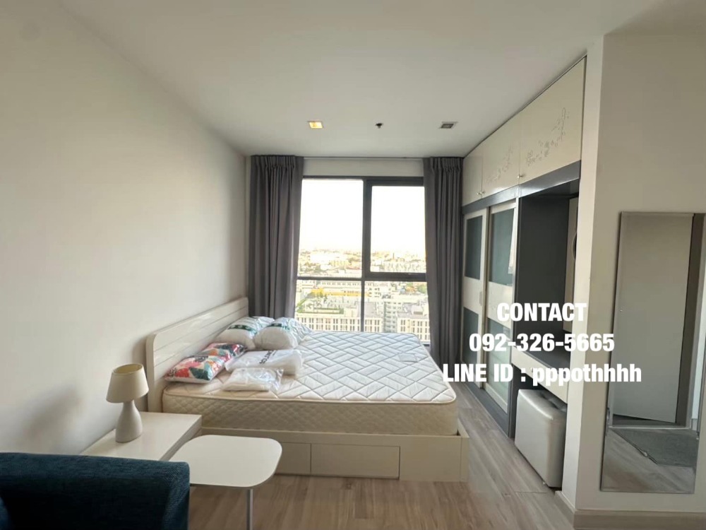 For RentCondoOnnut, Udomsuk : 🔥 Urgent rent 🔥 Studio room, BTS On Nut Im free !! * Give the right to book first* Ideo Mobi Sukhumvit 81 (RENT 13,500/Month)