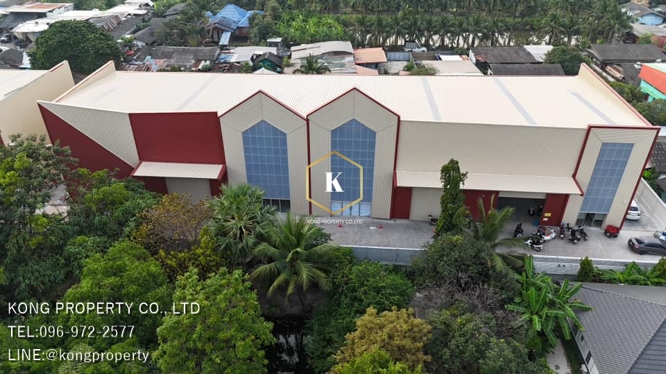 For RentWarehouseMahachai Samut Sakhon : Rent a warehouse on the Buddhist Sakhon Road, Krathum Baen, Samut Sakhon