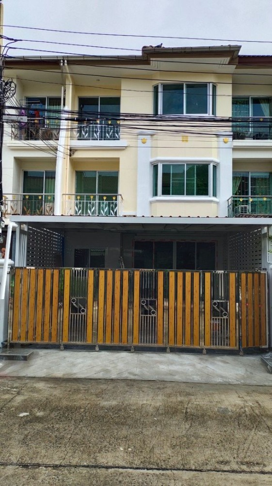 For RentTownhouseBangna, Bearing, Lasalle : Rent 21 sq.who, 4 bedrooms, 3 water, 3 -story townhome, Supalai Ville Sukhumvit Srinakarin 58