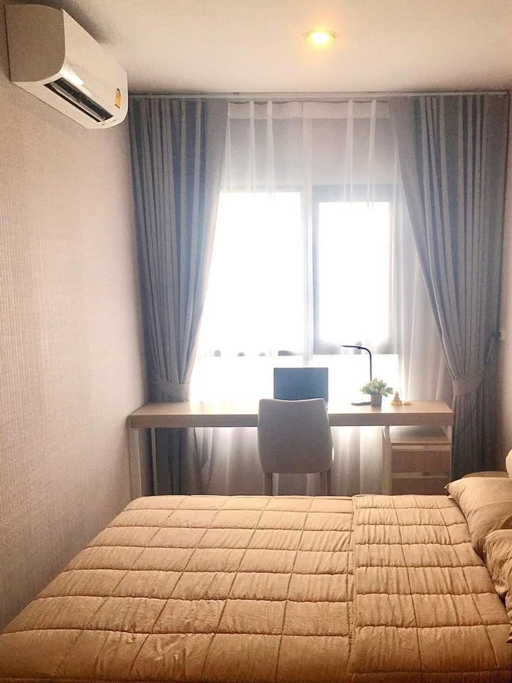 For RentCondoBangna, Bearing, Lasalle : 💥 Near BTS, only 250 meters, 14th floor, Buit-in furniture, whole room #LV-MO1349