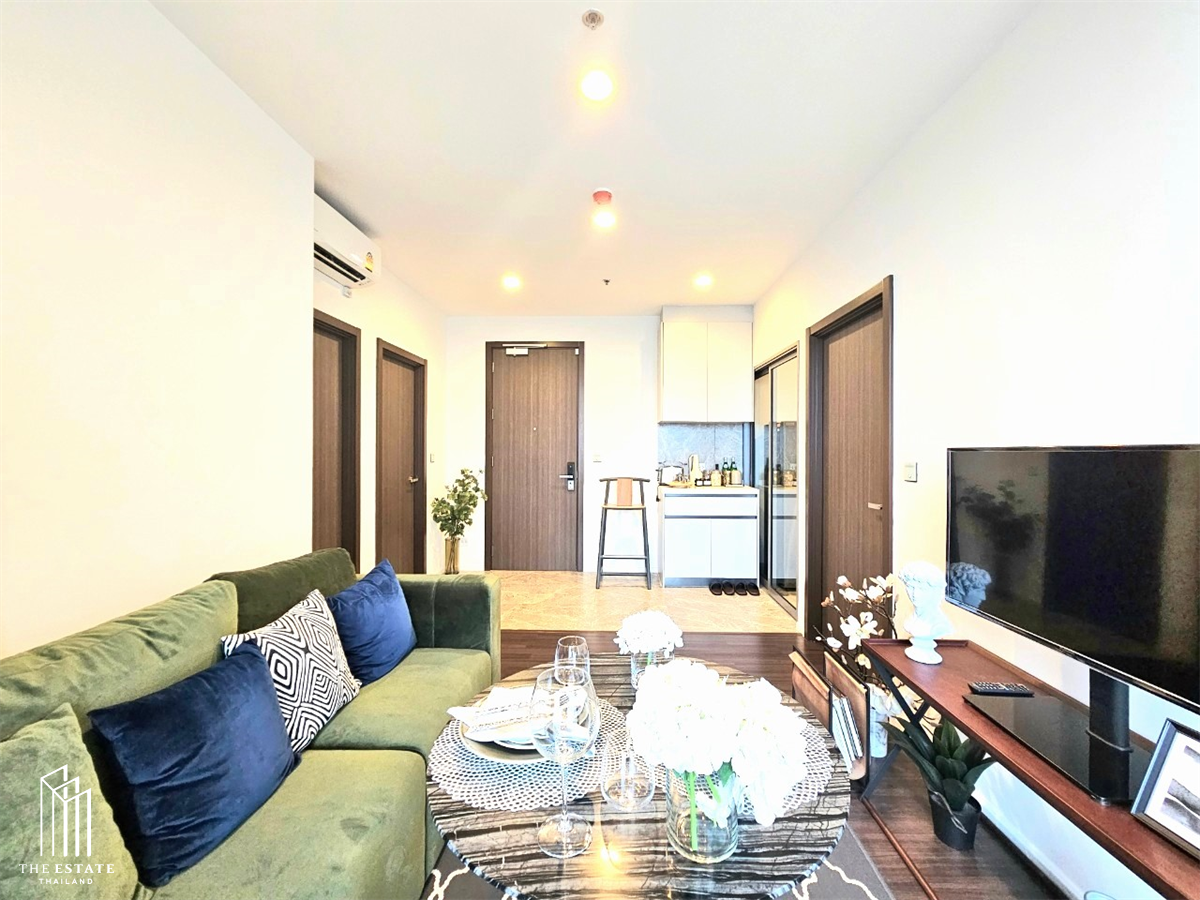 ให้เช่าคอนโดอ่อนนุช อุดมสุข : For rent Whizdom Inspire Sukhumvit ชั้นสูง 64.57 sq.m. 2 bedroom @50,000 Baht