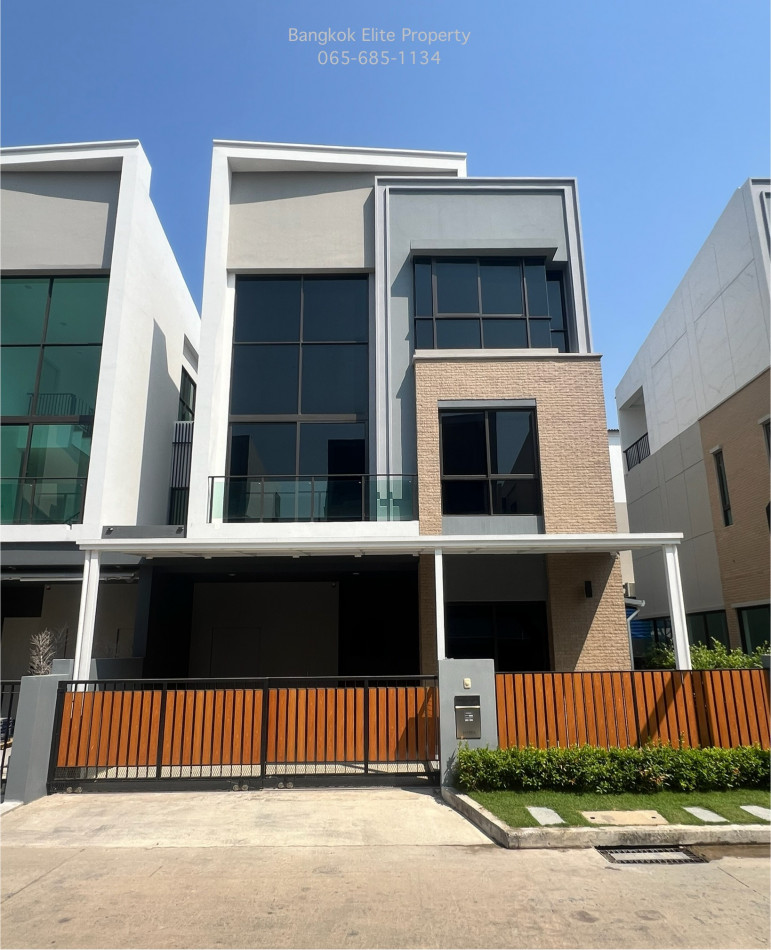 For SaleTownhousePattanakan, Srinakarin : Selling a 3.5 floor of the Twin House, Espharavarn, Phatthanakan, only 20 minutes to Thonglor, the new house has never been in.