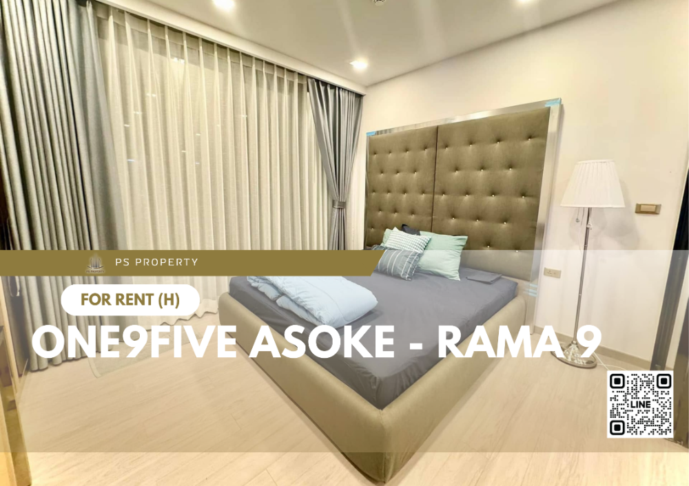 For RentCondoRama9, Petchburi, RCA : For rent ✨ One9Five Asoke - Rama 9 ✨ Complete furniture and electrical appliances, near MRT Rama 9.