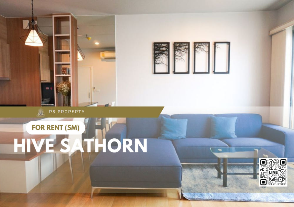 For RentCondoWongwianyai, Charoennakor : For rent ✨ Hive Sathorn ✨ complete furniture and electrical appliances, near BTS Krung Thonburi.