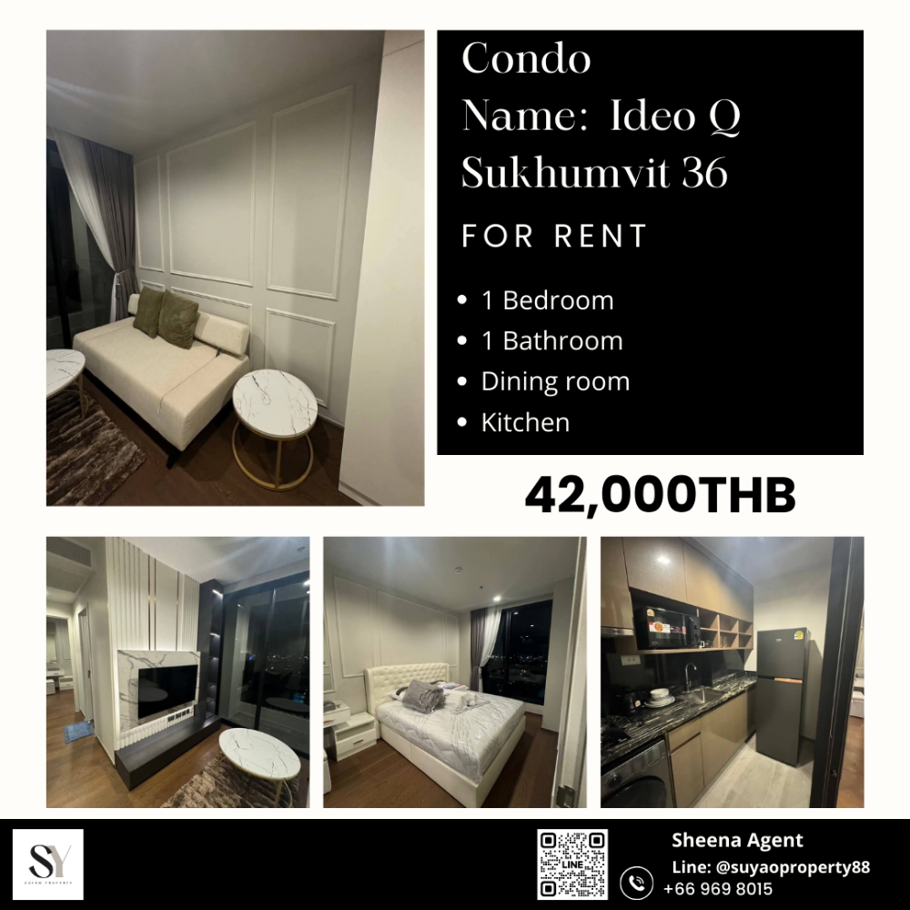 For RentCondoSukhumvit, Asoke, Thonglor : 🏙️ Ideo Q Sukhumvit 36 ​​🏙️