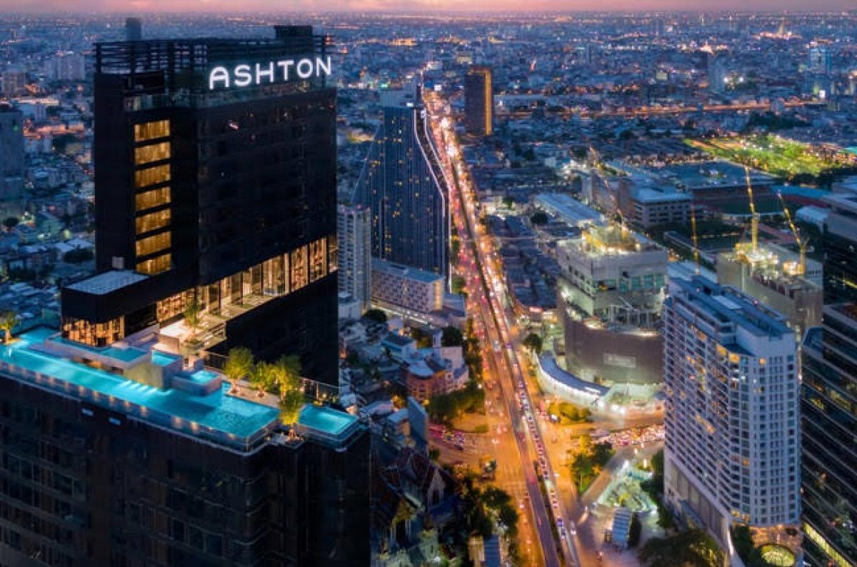 For SaleCondoSiam Paragon ,Chulalongkorn,Samyan : 🔥 Reduce the strength 2 Bedroom 2 Bath 🎉ASHTON Chula Silom MRT Sam Yan 2 BED 63 sqm 💖 Decorated with 👍🏻 Tel.099-629-5546