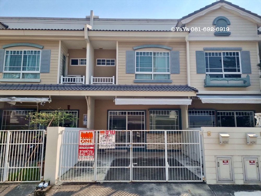 For SaleTownhousePathum Thani,Rangsit, Thammasat : Townhome for sale, Villa Jiro Village Rangsit-Lam Lukggio Rangsit-Klong3 is the cheapest in the project! Good condition, ready to move in