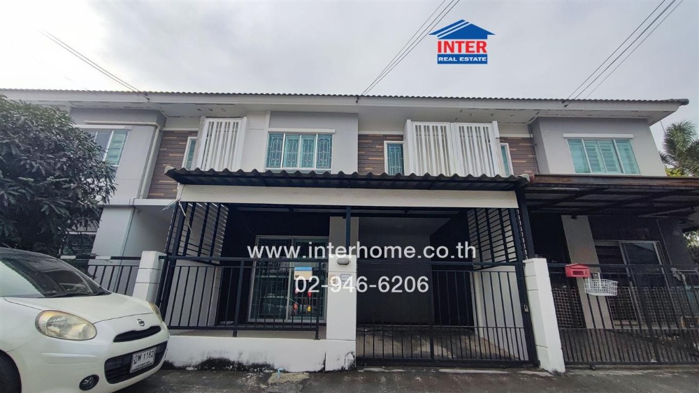 For SaleTownhouseNonthaburi, Bang Yai, Bangbuathong : 2 -story townhouse 17.5 sq.w., Pruksa Ville Village 69 Soi 11 Soi Wat Lat Pla Duk Kanchanaphisek Road Bang Rak Phatthana Road, Bang Bua Thong, Nonthaburi