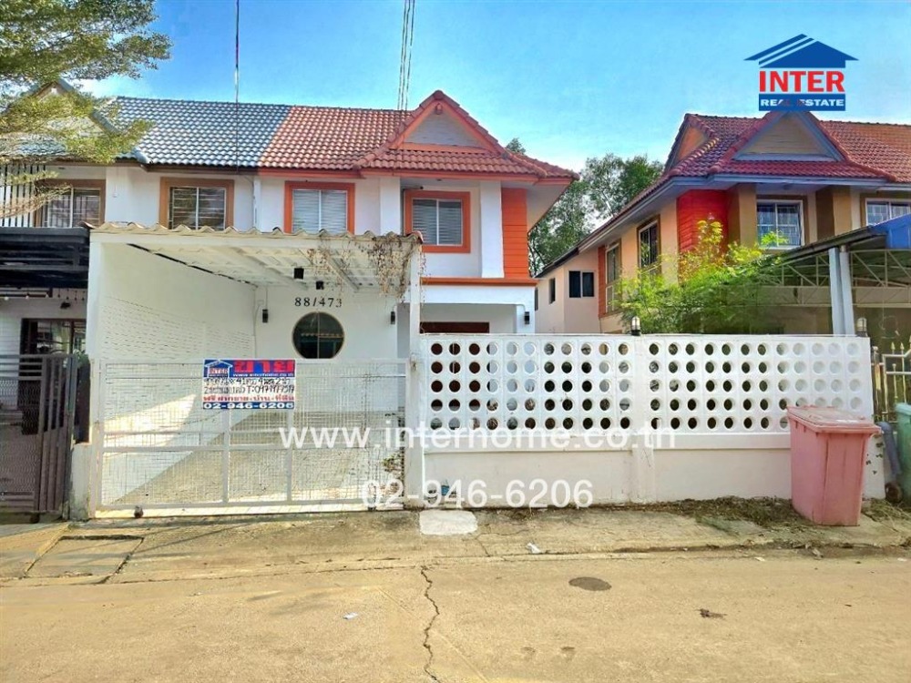 For SaleHouseRathburana, Suksawat : 2 storey detached house, 41 sq.w., Pruksa Village 34/1 (Ban Phanali), Soi Pracha Uthit 90 (Soi 12), Rama 2 Road, Pracha Uthit 90 Road Phra Samut Chedi Samut Prakan