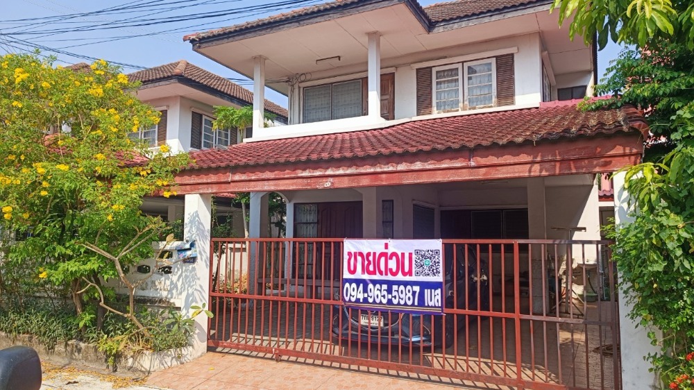 For SaleHouseYothinpattana,CDC : Urgent sale !! #Single house, Yu Yen Village, 1 Soi Ram Inthra 34, Intersection 13 #Near CDC #Near Fashion Island #Ram Inthra area #Yu Yen 1