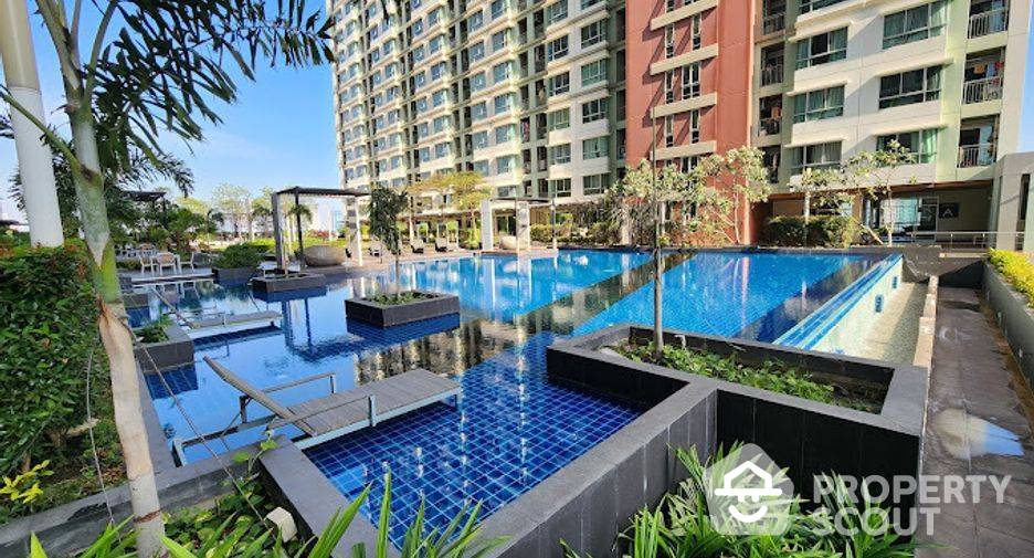 For RentCondoRama3 (Riverside),Satupadit : 3-BR Condo at Lumpini Park Riverside Rama 3 close to Phra Ram 3