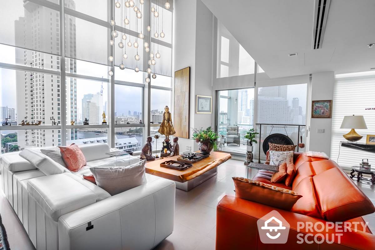 For SaleCondoWongwianyai, Charoennakor : 4-BR Condo at The River Condominium near BTS Saphan Taksin