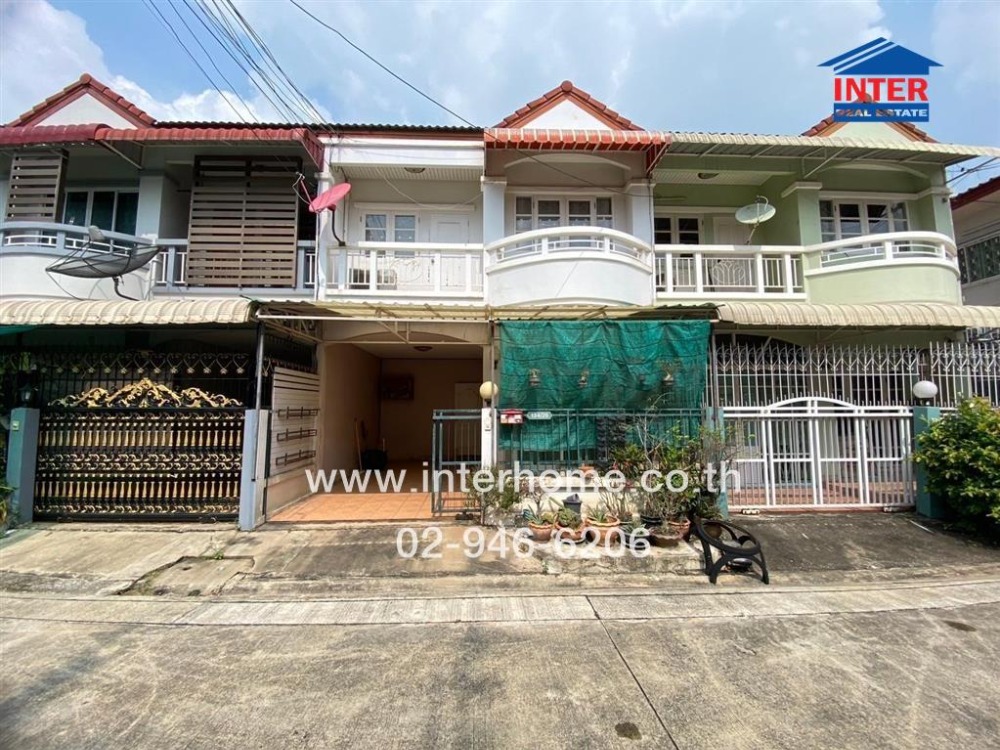 For SaleTownhouseRama5, Ratchapruek, Bangkruai : 2-story townhouse, 21 sq.w., Rattiram 3 Village, Ratchaphruek-Suan Phak 32, Soi Suan Phak 32, Ratchapruek Road, Suan Phak, Bang Kruai Nonthaburi