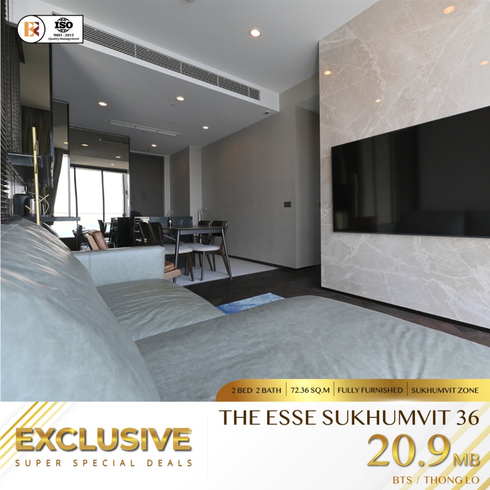 For SaleCondoSukhumvit, Asoke, Thonglor : The Esse Sukhumvit 36 - A Privilege of Luxury Beyond Limits with Exclusive Units in the Heart of Thong lo