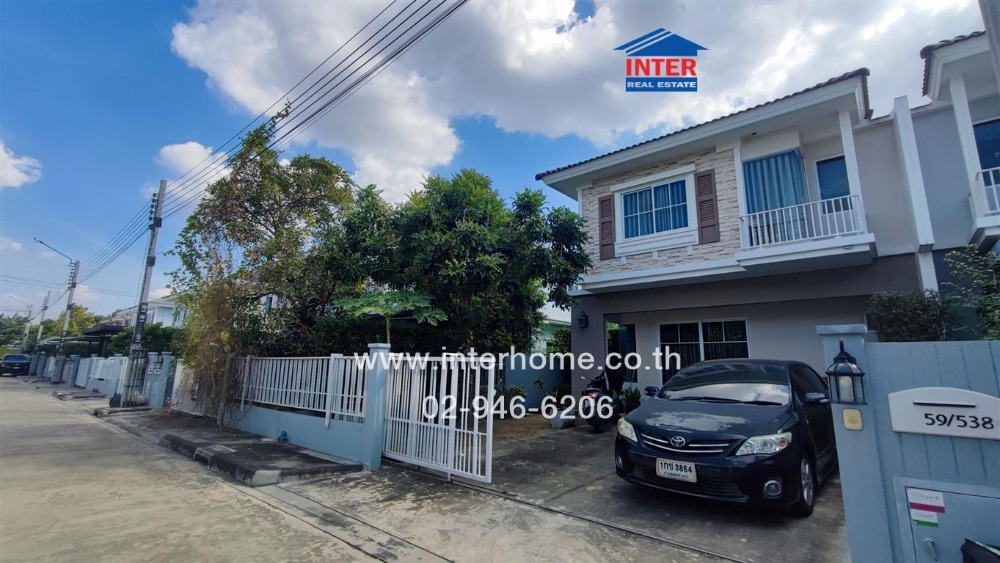 For SaleHousePhutthamonthon, Salaya : 2 -storey house 36.3 sq.w. Villa Jiro Village Pinklao-Salaya Soi 41 Kanchanaphisek Road Sala Thammasop Road, Bang Kruai Nonthaburi