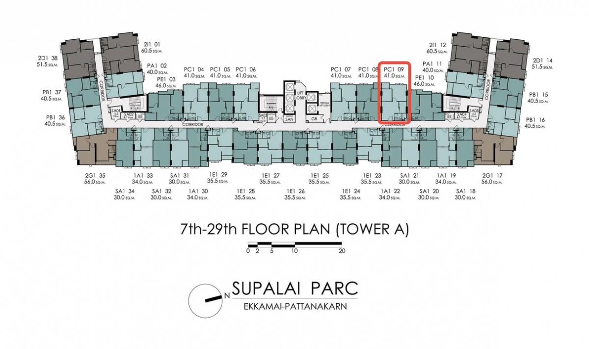 Sale DownCondoPattanakan, Srinakarin : Sell ​​the Supalai Parc project (Ekkamai-Phatthanakan)