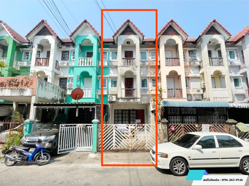 For SaleTownhouseRattanathibet, Sanambinna : 3 -story townhouse, Soi Rewadee 62, good location, convenient to travel