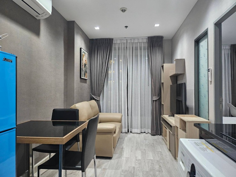 ให้เช่าคอนโดพระราม 9 เพชรบุรีตัดใหม่ RCA : Ideo Mobi Rama9 -1bed Newly renovated / 100m. to MRT Rama9 - 18,000 Available now