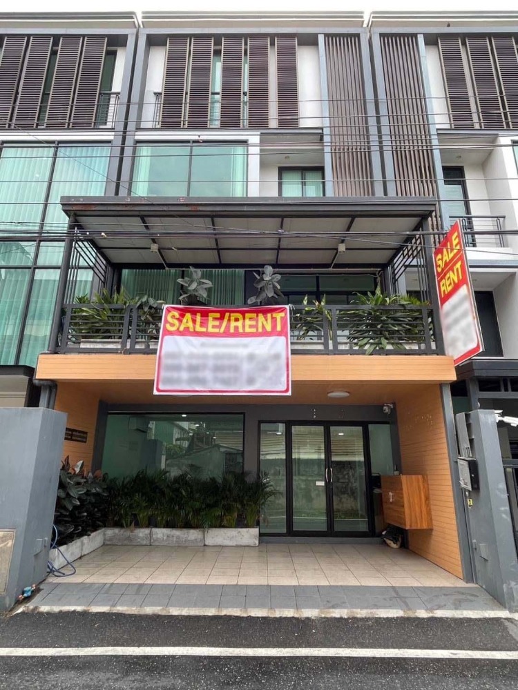 For SaleHome OfficeChokchai 4, Ladprao 71, Ladprao 48, : 3-storey home office for sale, good location, beautiful decoration, Lat Phrao-Chokchai 4 area, near BTS Chokchai 4, only 900 meters