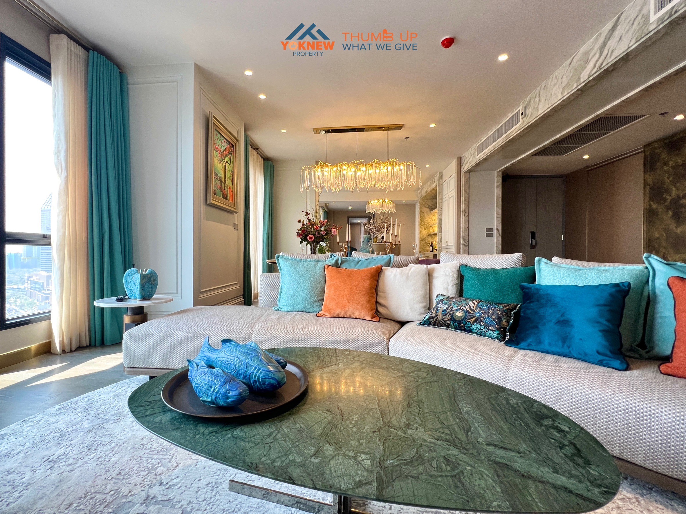 For SaleCondoKhlongtoei, Kluaynamthai : Last unit 🌟Coco Parc🌟 Penthouse 3 bedrooms, 4 bathrooms, size 256 sqm. High level, Bang Kra Chao Deng, beautiful, attached to the Khlong Toei.