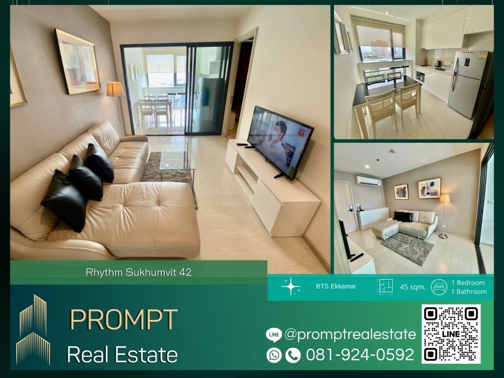 For RentCondoSukhumvit, Asoke, Thonglor : QR04018 - Rhythm Sukhumvit 42 :  ริทึ่ม สุขุมวิท 42 - BTS Ekkamai / EkkamaiGateway