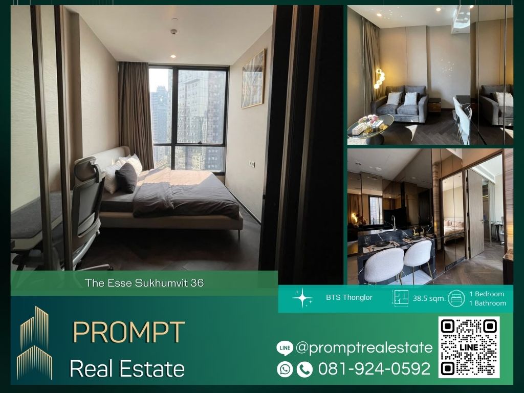 For RentCondoSukhumvit, Asoke, Thonglor : ST13189 - The Esse Sukhumvit 36 :  ดิ เอส สุขุมวิท 36 - BTS Thonglor/ Samitivej Sukhumvit Hospital/ The Emporium