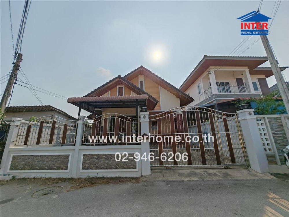 For SaleHouseNakhon Pathom : 1 storey detached house, 55 sq.w., a detached house near Suksawat Kindergarten, Soi Kaset Sin, Petchkasem Road, Mueang Nakhon Pathom, Nakhon Pathom