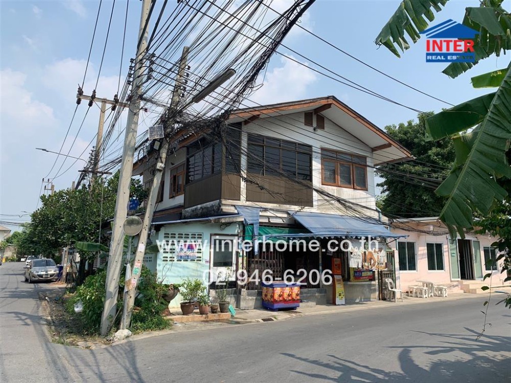 For SaleHouseNawamin, Ramindra : 2 storey detached house, 35 sq.w., a detached house near the BTS MRT, Soi Ram Inthra 14, Ram Inthra Road, Kaset-Nawamin Road, Bang Khen District, Bangkok