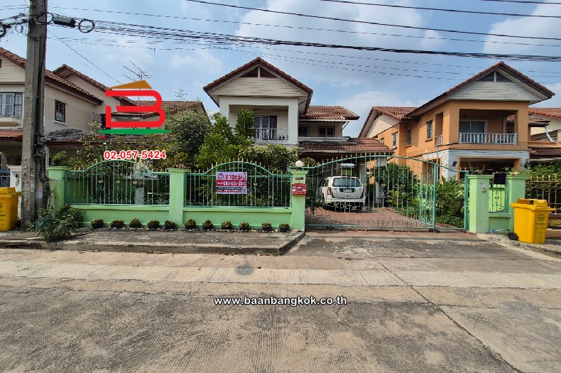 ขายบ้านนนทบุรี บางใหญ่ บางบัวทอง : บ้านเดี่ยว โครงการ สุชา บางบัวทอง เนื้อที่ 60 ตรว. ใกล้ MRT คลองบางไผ่ นนทบุรี