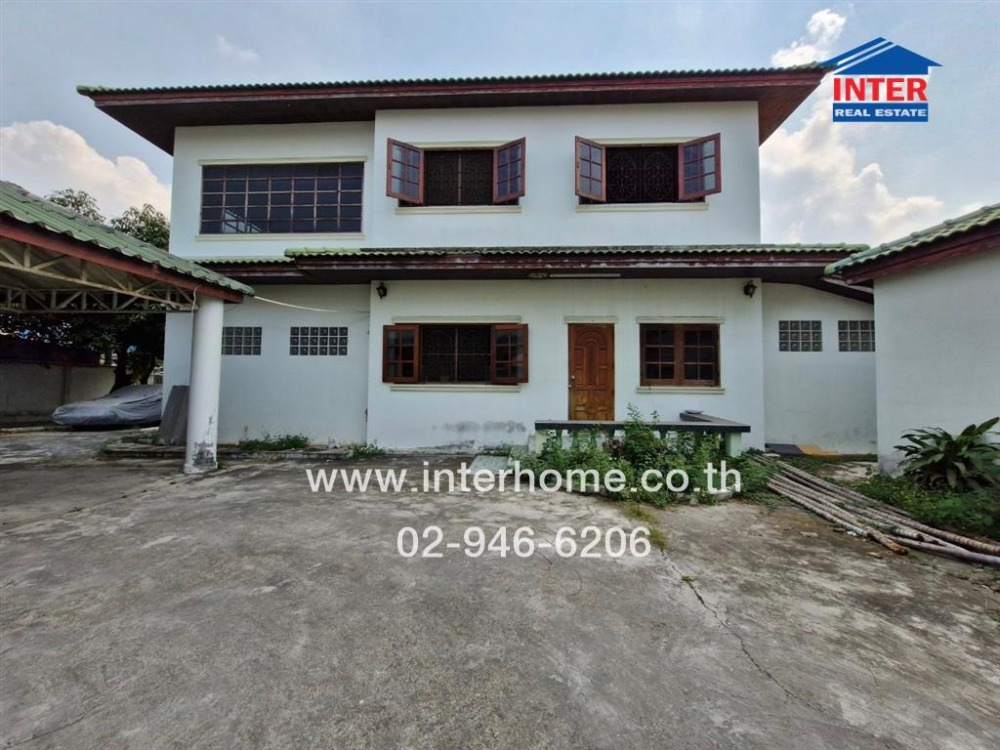 For SaleHouseChaengwatana, Muangthong : 2 storey detached house, 173 sq.w., Duangkaew Village Near Duangkaew Market, Tiwanon Road, Sri Saman Road, Pak Kret, Nonthaburi