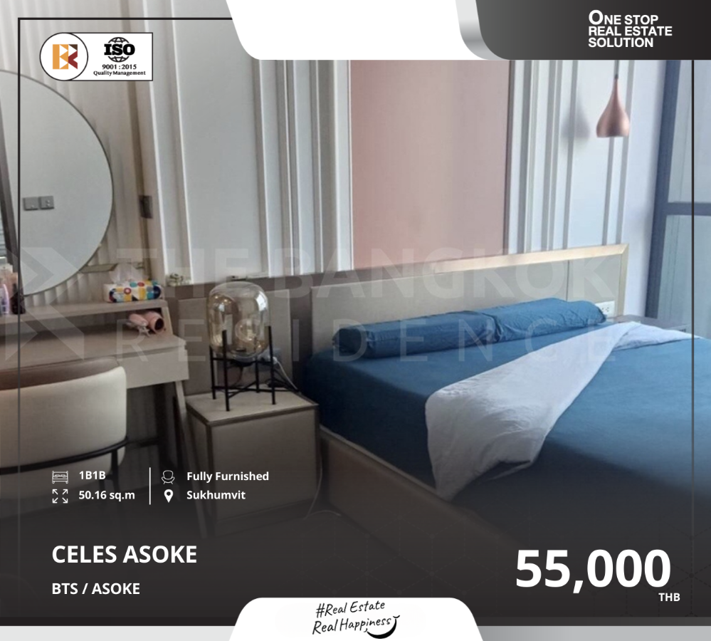 For RentCondoSukhumvit, Asoke, Thonglor : Celes Asoke - Prime Location on Asoke Montri Road near BTS Asoke