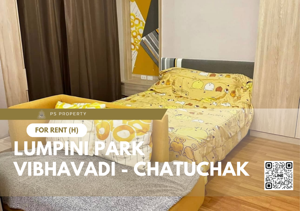 For RentCondoSapankwai,Jatujak : For rent 🔥 Lumpini Park Vibhavadi - Chatuchak 🔥 Complete furniture and electrical appliances, near BTS and MRT.