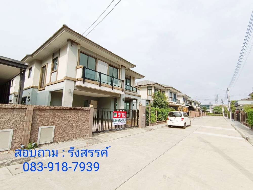 For SaleHousePathum Thani,Rangsit, Thammasat : 🎯 Detached house has never been in a good location near the four corner market, 60.9 square wah, Passorn Don Mueang Project-Phahonyothin Passorn Donmuang-Phaholyothin.