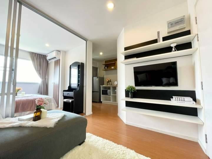 For SaleCondoKaset Nawamin,Ladplakao : S-LRP113 Condo for sale, Lumpini Ramintra-Lad Phrao 2, 8th floor, Building B, city view, 26 sq m., 1 bedroom, 1 bathroom, 1.37 million, 064-959-8900