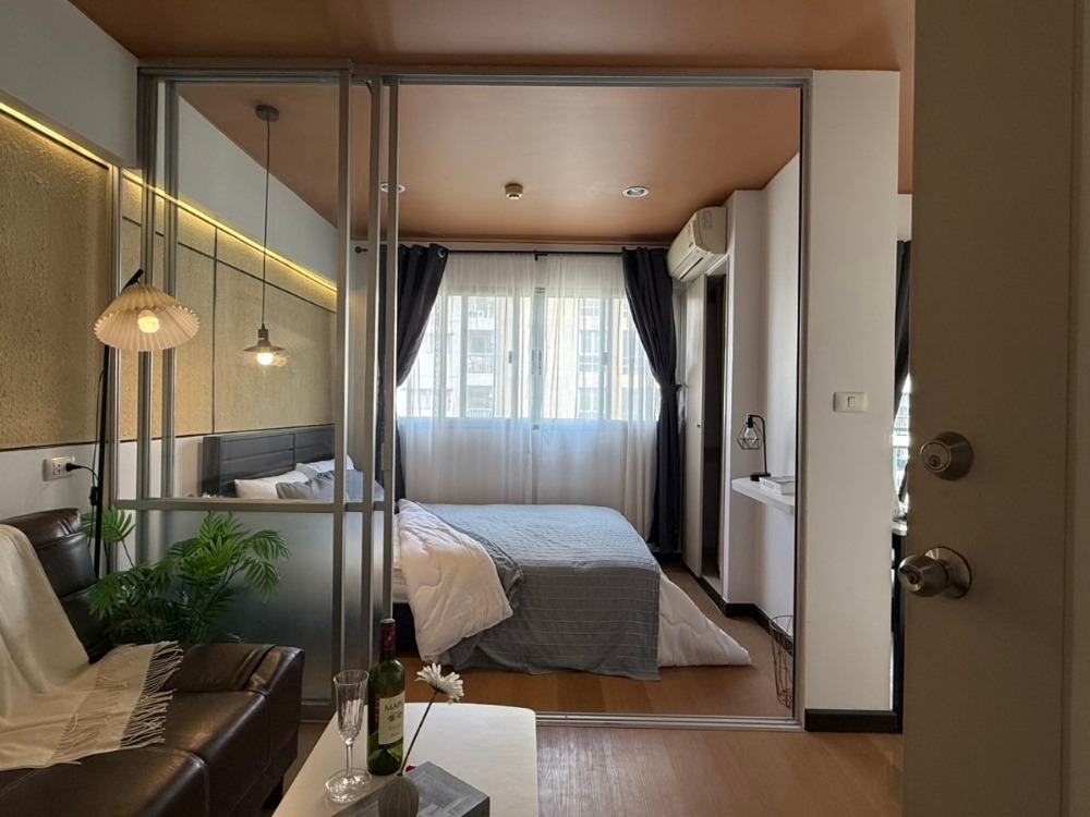 For SaleCondoKaset Nawamin,Ladplakao : S-LPRL118 Condo for sale, Lumpini Ramintra-Lad Phrao 1, 8th floor, Building B1, city view, 22.9 sq m., 1 bedroom, 1 bathroom, 1.32 million, 064-959-8900