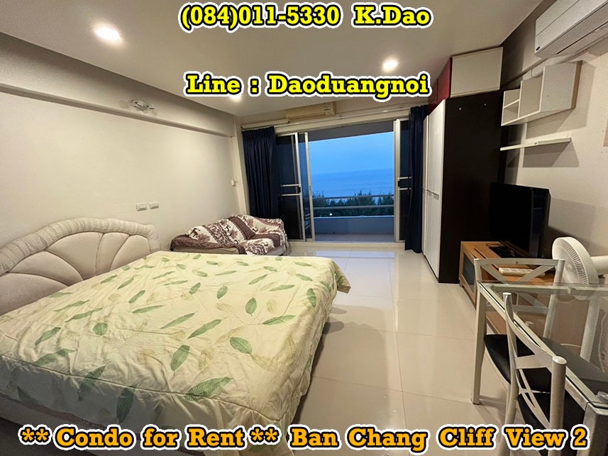 For RentCondoRayong : #Ban Chang Cliff View *** Condo for RENT *** Ban Chang +++ Sea View