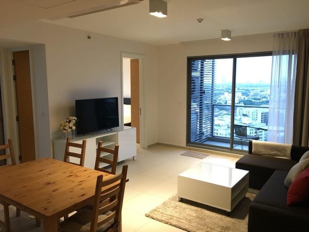 For SaleCondoSukhumvit, Asoke, Thonglor : ♦ Special Price ♦ 20+ Floor 74 sq.m. | 2 beds, Fully furnished | Condo near BTS Ekkamai 1 min., Gateway Ekkamai 1 min., Major Cineplex Sukhumvit 2 mins.