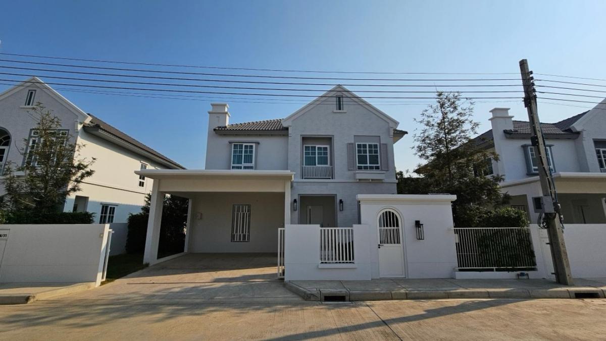 ให้เช่าบ้านบางนา แบริ่ง ลาซาล : For rent Chaiyapruek Bangna Km 15 new house