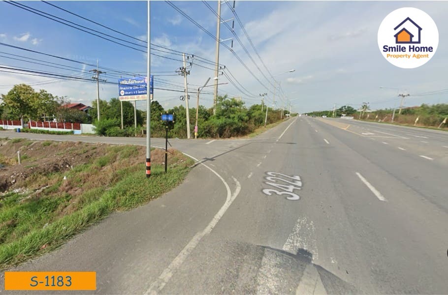 ขายที่ดินนครปฐม : ขายที่ดิน 1 ไร่ บางเลน นครปฐม ใกล้วัดไผ่โรงวัว