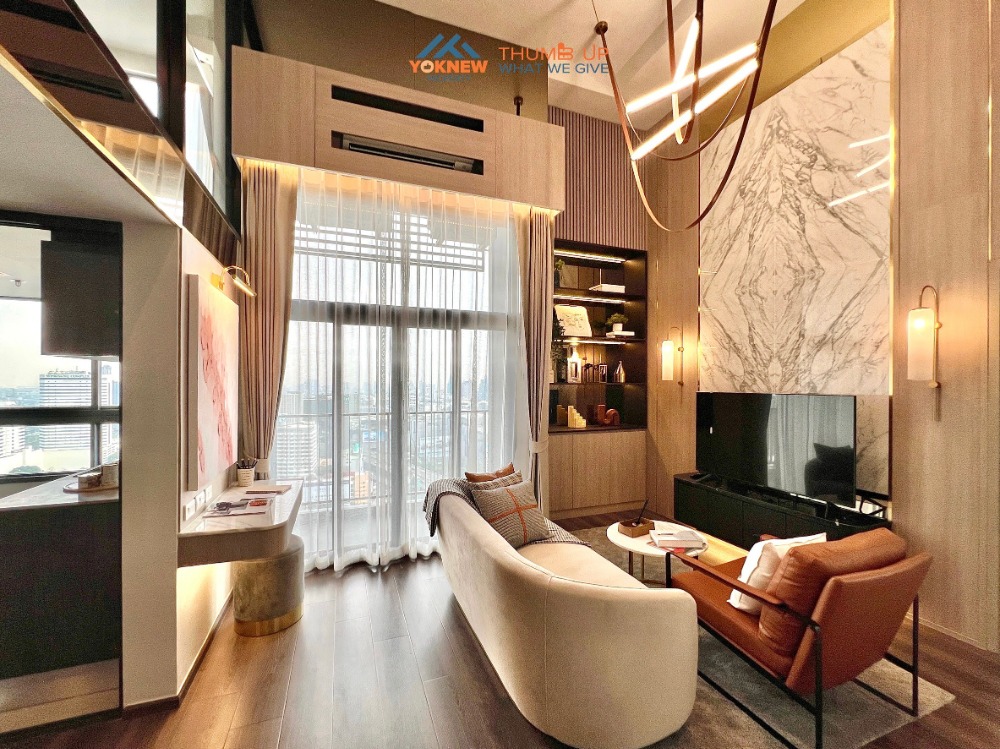 For SaleCondoRama9, Petchburi, RCA : The best price with special promotions. 🔥 IDEO Rama 9 - Asoke 2 Bedroom Hybrid Room, a ceiling 4.5 meters high, size 78.37 sq.m., do not miss.