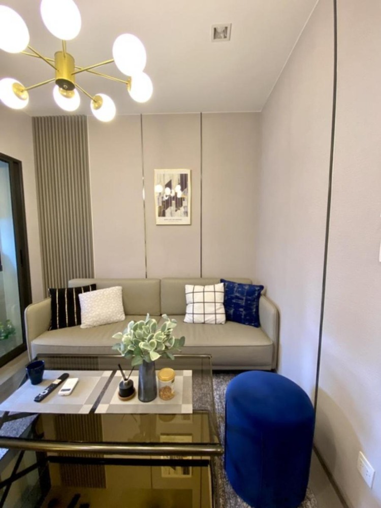 For RentCondoRattanathibet, Sanambinna : Condo for Rent The Poly Tan Aqua [The Politan Aqua] Beautiful room, good price, convenient to travel, complete furniture. Ready to move in immediately Can make an appointment to see the room