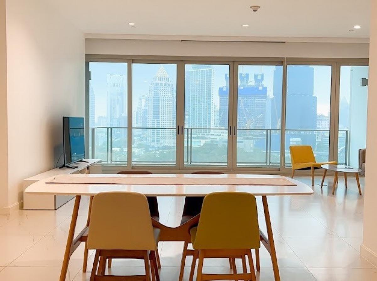 For SaleCondoWitthayu, Chidlom, Langsuan, Ploenchit : * Rare Unit Park View High Floor* 185 Rajadamri | 2 Bedrooms 140SQM | 0615679963