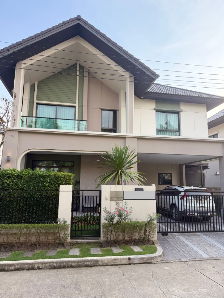 For RentHouseBangna, Bearing, Lasalle : Rent 50.6 Sq. 3 bedrooms, 3 water houses, 2 -story house, Bangkok Boulevard Srinakarin, Bang Na